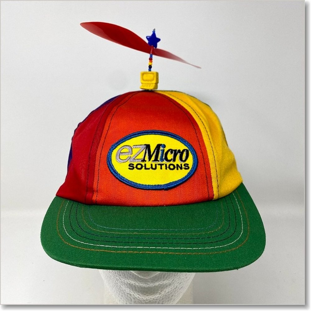 ezMicro Solutions Computer Interstellar Propeller Beanie Hat Nerd Geek Costume‎